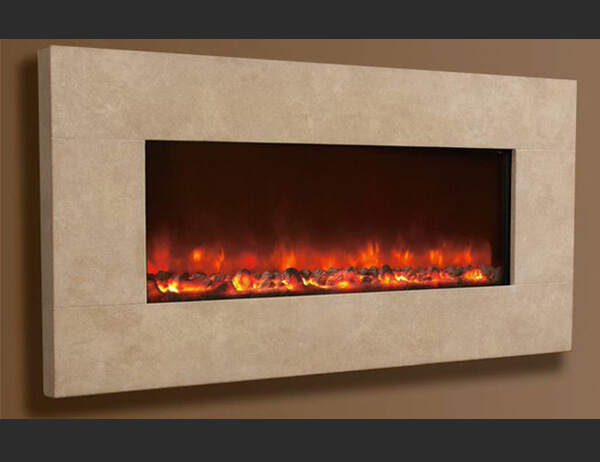 Celis Electriflame Travertine